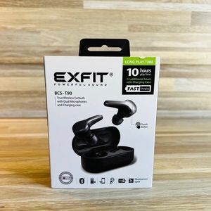 EXFIT POWERFUL SOUND BCS-T90 True Wireless Earbuds with Dual Microphones